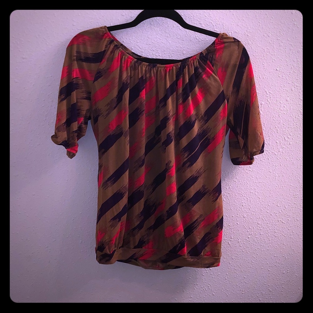 3 for $10 The Limited Sheer Print Top Size Small